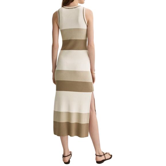 Splendid Katya Sweater Dress in Multi Brown, Size XL - Picture 3 of 8